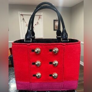 KATE SPADE Beantown Quinn Red/Pink Tote